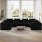 Novilla 141" Modular Sectional Sofa, Modern Cloud Sectional Couch by Novilla