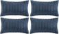 Fancy Homi 4 Packs Decorative Throw Pillow Covers by Fancy+Homi