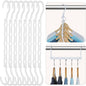 HOUSE DAY Closet Organizers and Storage, 8 Pack Magic Hangers Space Saving by HOUSEDAY