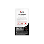 Segafredo Zanetti Espresso Capsules – Aluminum Pods for Nespresso Original Machines – Extra Dark Roast Premium Espresso with a Bold Aroma – Smoky, Intensity 12 – Forte, 10 Count