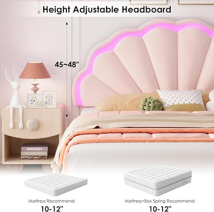 HIFIT Queen Upholstered Smart LED Bed Frame - Image 7