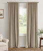 INOVADAY 100% Blackout Linen Curtains by INOVADAY
