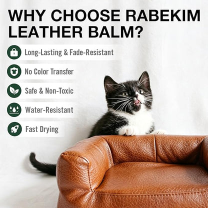 Dark Gray Leather Repair Kit, Leather Recoloring Balm – Restore & Repair Faded - Image 6