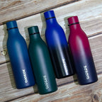 BJPKPK Insulated Water Bottles, 25 oz Stainless Steel Metal Water Bottle with Strap, BPA Free Leak Proof Thermos, Mugs, Flasks, Reusable Water Bottle for Sports & Travel, Forest Green