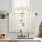 Pitalk 24 Inch Cafe Linen Curtains by Pitalk