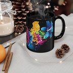 11 OZ Novelty Coffee Mug – Vibrant Floral Design – Unique Ceramic Tea & Coffee Cup – Gift for Women, Gardeners, Flower Lovers – Colorful Holiday Drinkware