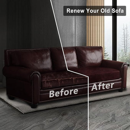 ANARACHON Leather Look Couch Cushion Covers Sofa Seat Slipcovers Sets Couches - Image 7
