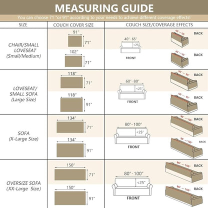 MYSKY HOME Easy Fitted Couch Cover - Image 6