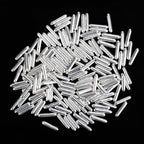 Twisweet Silver Rods Sprinkles, Edible Sugar Sprinkles for Cake Decorating, Candy Rods for Baking Cake Topper Ice Cream Cupcake Cookie Donut Decorations, Wedding Valentines Birthday Party Christmas Easter Supplies (130g/4.58oz)