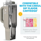 Cirkul 40oz. Ranger Stainless Steel Tumbler with Handle, All-Day StrawSip™, Double-Wall Insulated