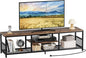 VECELO TV Stand with Power Outlets by VECELO