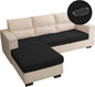 Water Repellent L Shaped Couch Covers 3 Pieces Sofa Seat Cushion Slipcovers by TOPYUMH