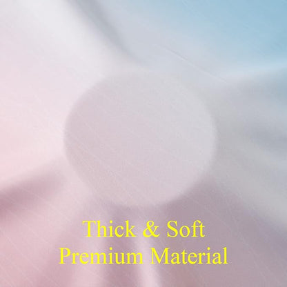 Pink and Blue Ombre Curtains for Bedroom 63 Inch Long | Room Darkening Curtains - Image 8