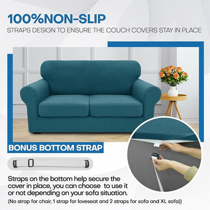 XINEAGE New 3 Pieces Couch Covers - Image 7