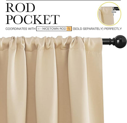 NICETOWN Room Darkening Curtains - Image 3