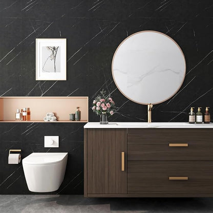 FunStick 36"x200" Black Marble Contact Paper Peel and Stick Countertop Paper - Image 6
