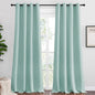 NICETOWN Aqua Blue Blackout Curtains 108" Long by NICETOWN