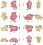 8 Pcs Unicorn Cookie Cutters Set Baking Molds 3D Unicorn Press type Cookie Cutter for Baking, Fondant, Cheese, and Pastries