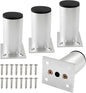 Set of 4 Aluminum Alloy Furniture Legs 3 Inch Height, 1.5 Inch Diameter by Kyuionty