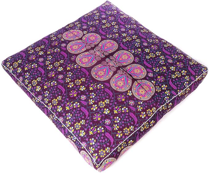 Mandala Floor Pillow Cover Meditation Cushion Seating Throw Hippie Round - Image 9