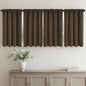 MIULEE 4-Panel Blackout Kitchen Window Curtain 40" Wx45 L Chocolate Brown | by MIULEE