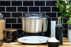 Bosch Universal Plus Stand Mixer with Stainless Steel Bowl with NutriMill Dough Hook Extender Bundle- Black 500 Watt