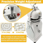 TECHTONGDA Dough Divider Rounder 36pcs Dough Ball Cutter Pizza Roll Ball Forming Machine Electric Dough Cutting and Rounding Machine for Hamburger Bread Pizza Bakery 0.7og-2.5oz