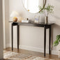 AQIMUELE Wood Console Table Black Entryway Table, Thin Console Table, Sofa by AQIMUELE