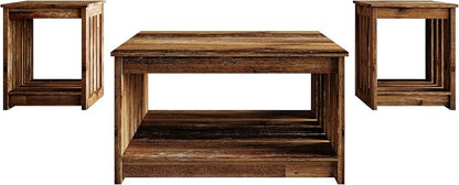 HOME DESIGN Nashua 3 Piece Coffee Table Set - Image 3