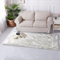 Latepis Faux Fur White with Grey Tips 2x8 Runner Rug by Latepis