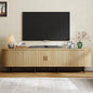 ONBRILL 86.6" TV Stand with Power Outlet by ONBRILL