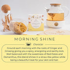 Tily Tea Morning Shine Breakfast Tea - Natural Herbal Tea for Focus and Energy - Ginger and Gingseng - Caffeine Free - 10 Plastic-Free Tea Bags
