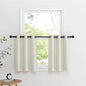 NICETOWN 30 Inch Length Curtain Valances, 2 Panels Blackout Thermal Insulating by NICETOWN