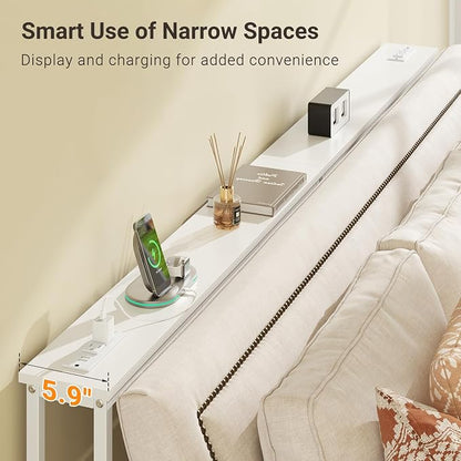ELYKEN 2 Pack 5.9" Narrow Console Sofa Table - Image 6