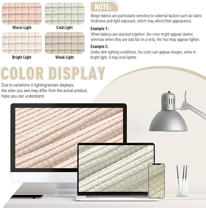 TAOCOCO Recliner Sofa Covers 8-Pieces Stretch Large Couch Covers - Image 5
