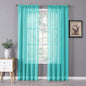 Tollpiz Sheer Curtain Linen Textured Bedroom Curtains Sheer Light Filtering Rod by Tollpiz