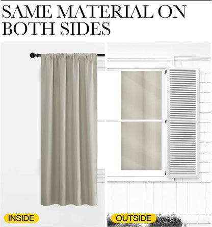 NICETOWN Blackout Curtains for Living Room, Darkening Window Curtain Panels - Image 6