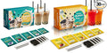 Fusion Select Authentic Bubble Tea Kit Extra Rich (5 Packs) Bubble Tea Drink, Boba Tapioca Pearl, Straws, Popular Bubble Tea Flavors (10 Flavors)