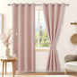 Blackout Curtains for Bedroom, 52 x 84 Inches Long, 2 Panels | Thermal Insulated by Hiasan