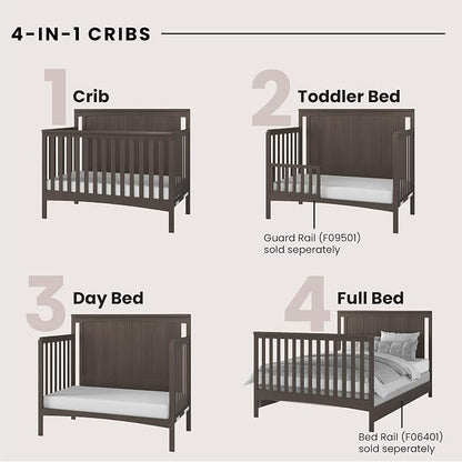 Child Craft Scout 4-in-1 Convertible Baby Crib Nursery Furniture Set - Image 3