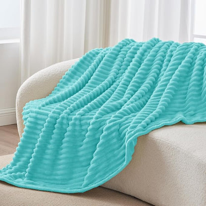 BEDELITE Ribbed Twin Blanket for Couch & Bed, Warm Yet Lightweight, Ribbed - Image 8