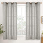 YoungsTex Linen Semi Sheer Curtains 54 Inches Length by YoungsTex