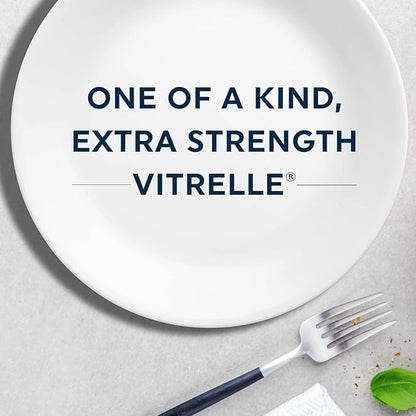 Corelle Vitrelle 18-Piece Service for 6 Dinnerware Set Triple Layer Glass and Chip Resistant, Lightweight Square Plates and Bowls Set, Timber Shadows