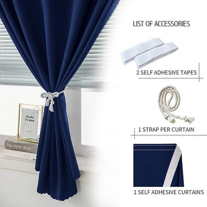 Self Adhesive Portable Blackout Curtains - Image 2