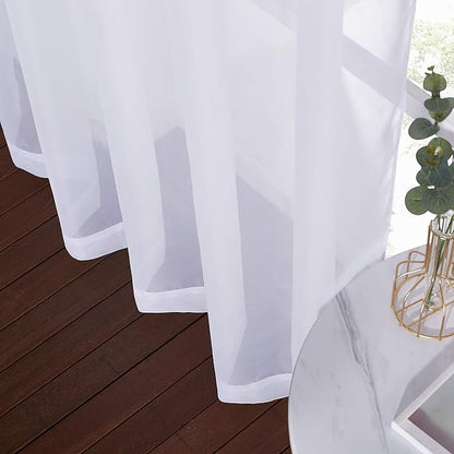 NICETOWN Sheer Curtains 63 inch Length - Image 7