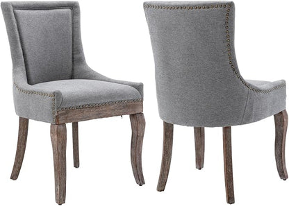 Modern Dining Chairs Set of 2, High Back Dining Chairs Side Chairs by MZDOO