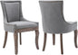 Modern Dining Chairs Set of 2, High Back Dining Chairs Side Chairs by MZDOO