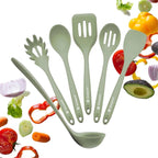 Starpack 'Like a Boss' XL Premium Silicone Cooking Utensils Set (6 Pcs) - Heat Resistant Kitchen Utensils 600°F - Non-Stick Silicone Utensil Set - Large Kitchen Utensils Set for Cooking & Serving