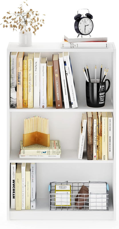 Furinno Jaya Book Shelf, 3-Tier Bookshelf, Bookcase - Image 7