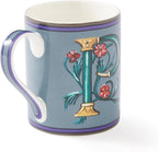 Spode Kit Kemp Alphabet Mug - Letter P Monogram in Fine China, 12oz Ceramic Coffee Cup for Hot Drinks, Personalized Drinkware for Unique Gifts, Dishwasher Safe Tea or Coffee Mug - Gift Box Included